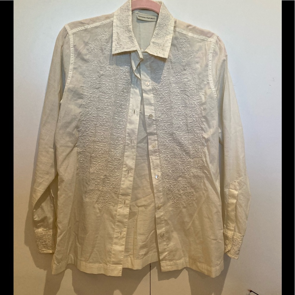 Women’s Size Small Banana Republic White Blouse
